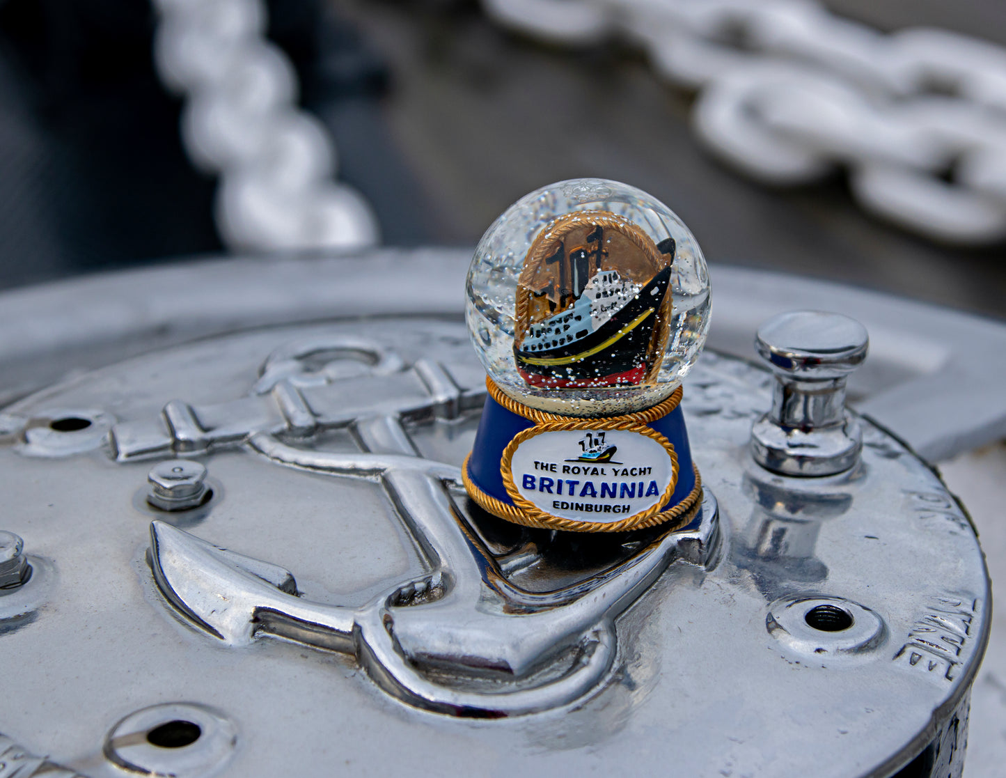 Britannia Snow Globe