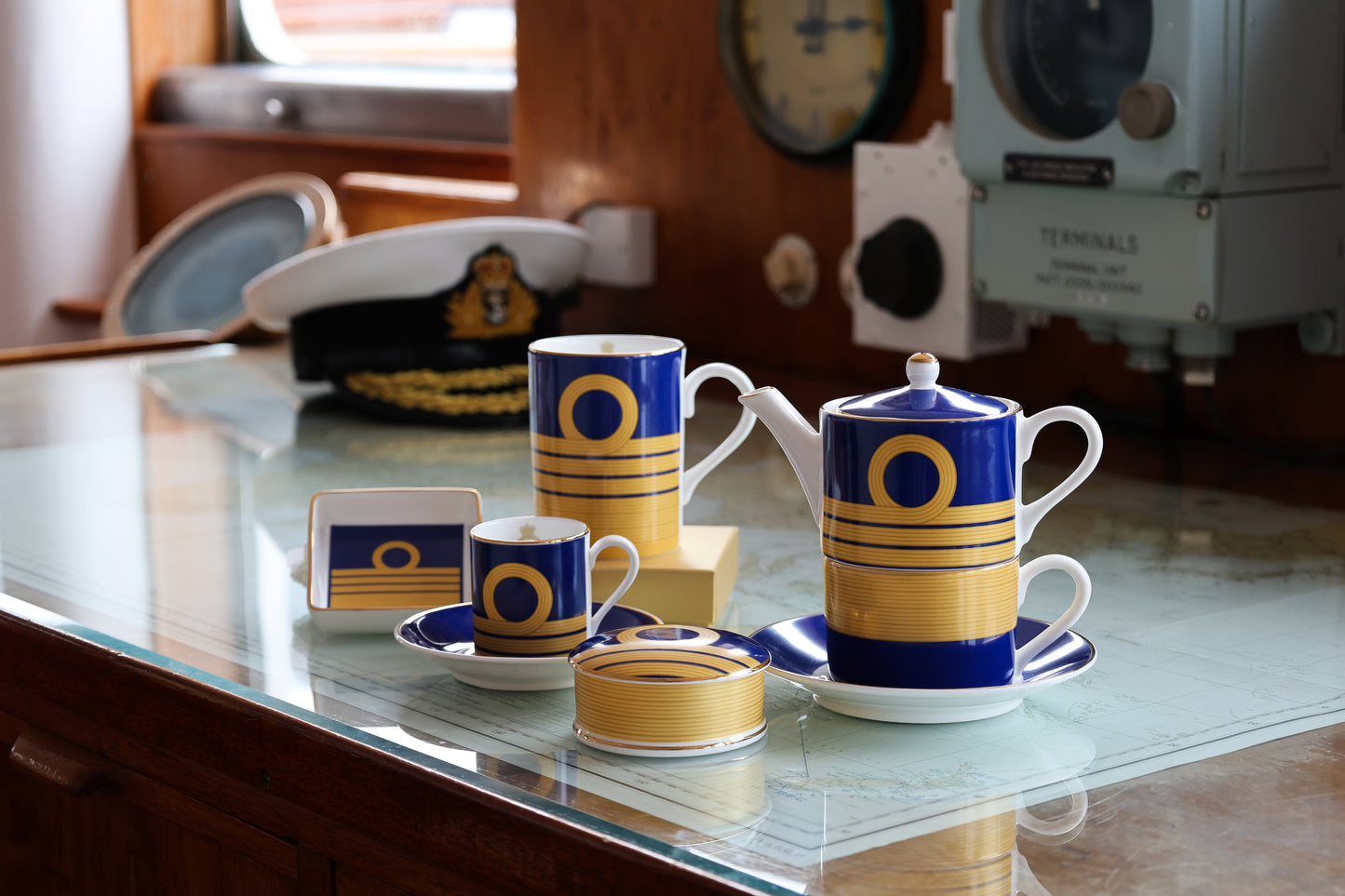 Admiral Espresso Cup and Saucer