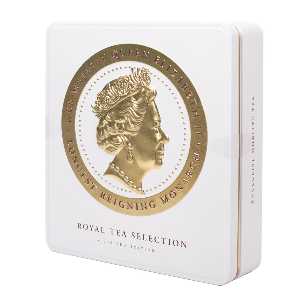 Queen Elizabeth II Cameo Tea Caddy - Ivory