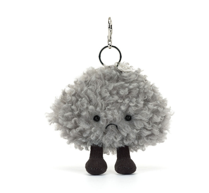 Amuseables Storm Cloud Bag Charm by Jellycat