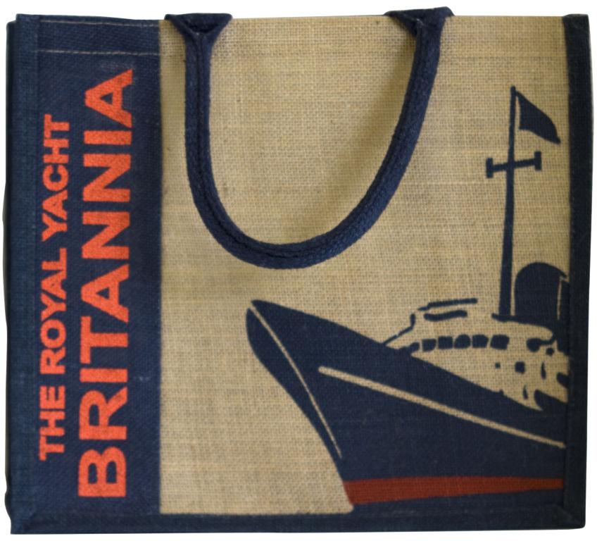 Britannia Two-Sided Jute Carrier Bag