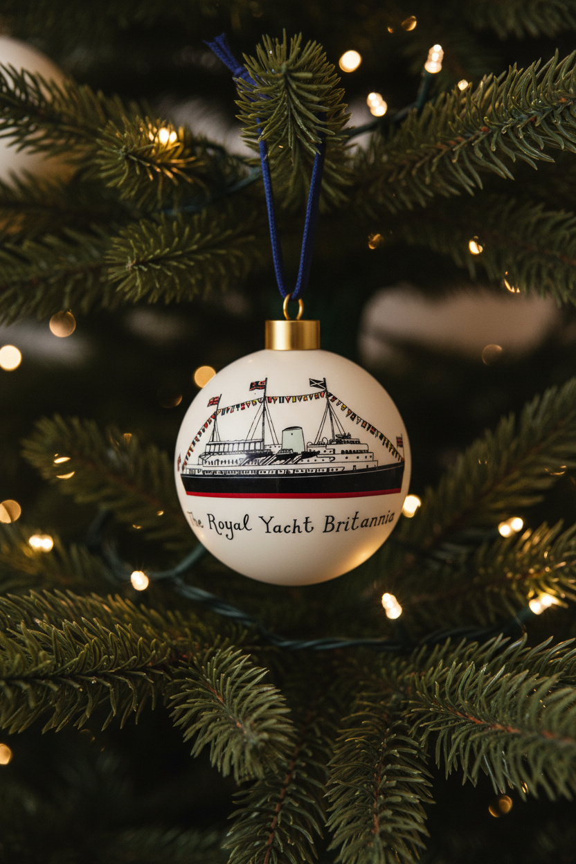 Britannia Flying Flags Bauble