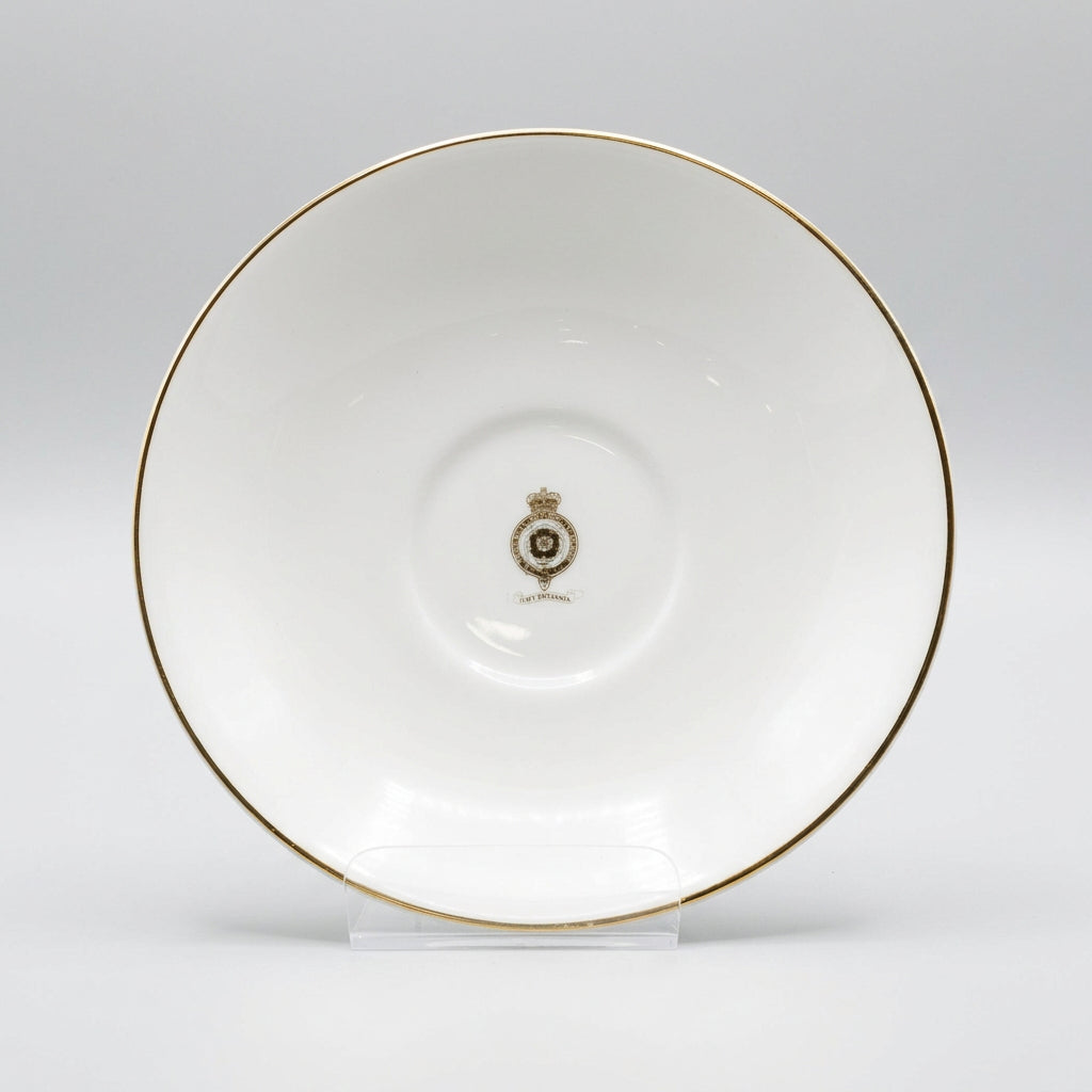 Britannia Gold Crest Large Teacup & Saucer