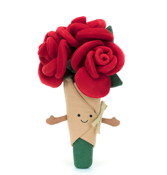 Amuseables Rose Bouquet by Jellycat