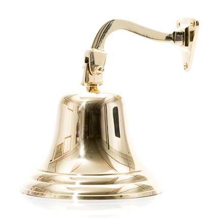 4 inch Brass Bell & Lanyard