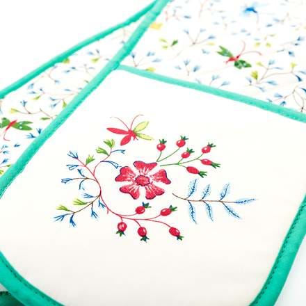 Britannia Embroidery Double Oven Glove
