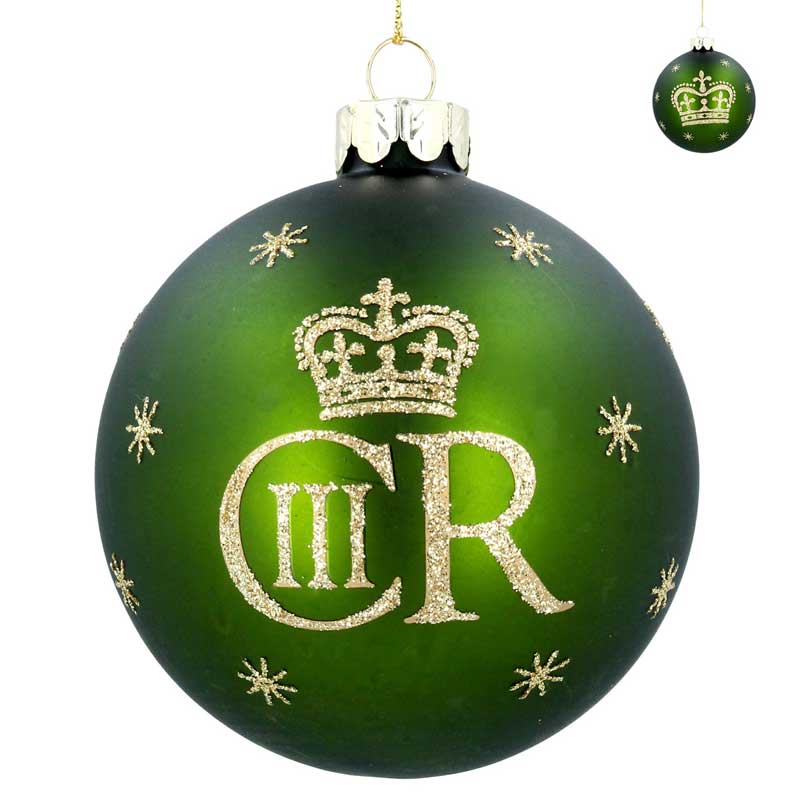 King Charles III Bauble, Green
