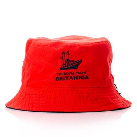 Britannia Navy/ Red Bucket Hat