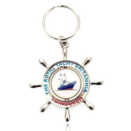Britannia Ships Wheel Keyring
