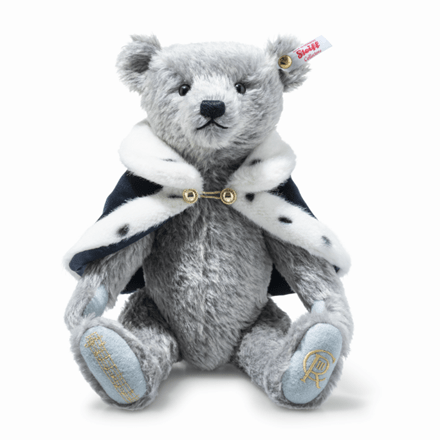 King Charles III Long to Reign Over Us Musical Steiff Bear 691515