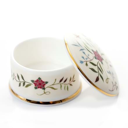 Britannia Embroidery Pill Box