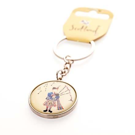 Scotland Piper Keyring