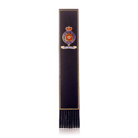 Britannia Leather Crest Bookmark
