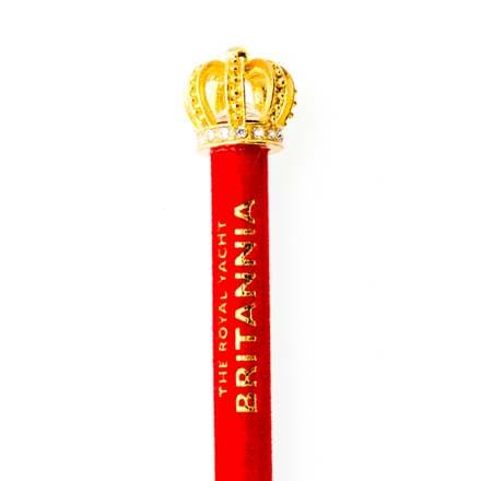 Britannia Red Velvet Crown Pencil