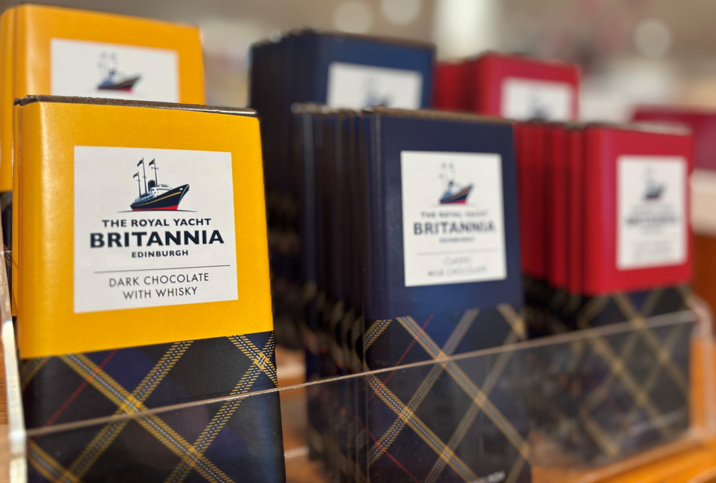 Britannia Scottish Whisky Dark Chocolate Bar