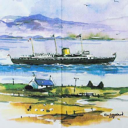 Britannia Western Isles Tea Towel