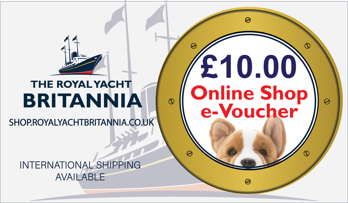 Gift Voucher for The Royal Yacht Britannia ONLINE Gift Shop