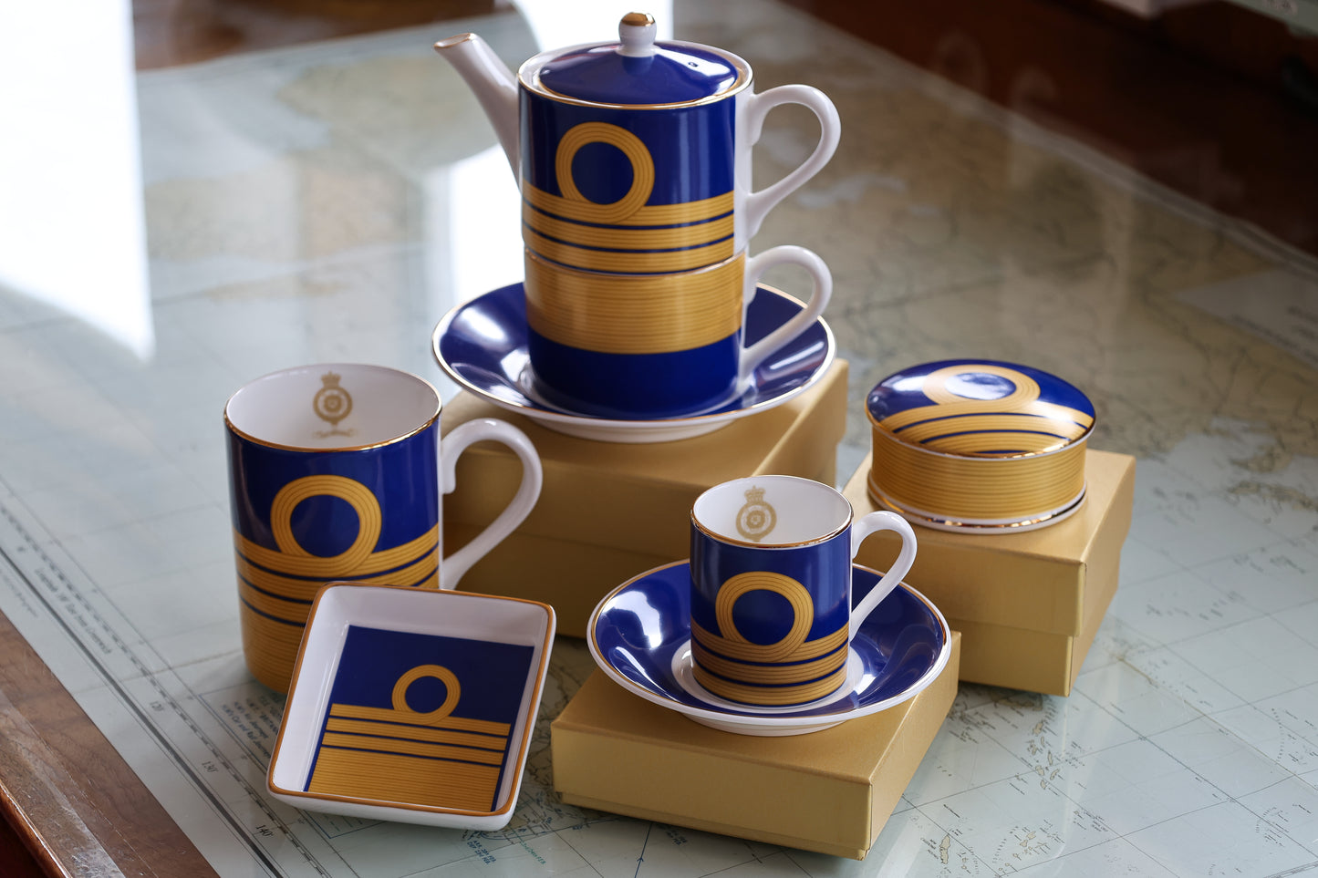 Admiral Espresso Cup and Saucer