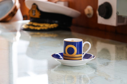 Admiral Espresso Cup and Saucer