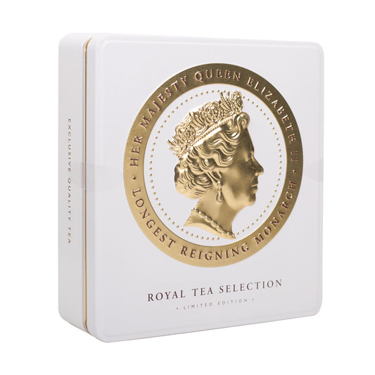 Queen Elizabeth II Cameo Tea Caddy - Ivory