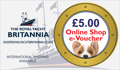 Gift Voucher for The Royal Yacht Britannia ONLINE Gift Shop