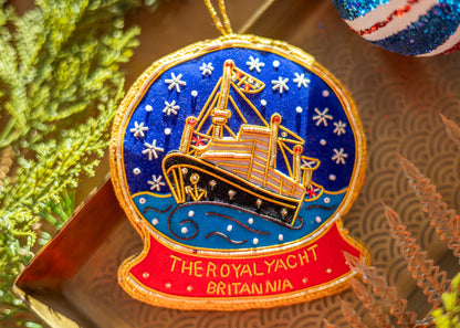 Britannia Snow Globe Decoration