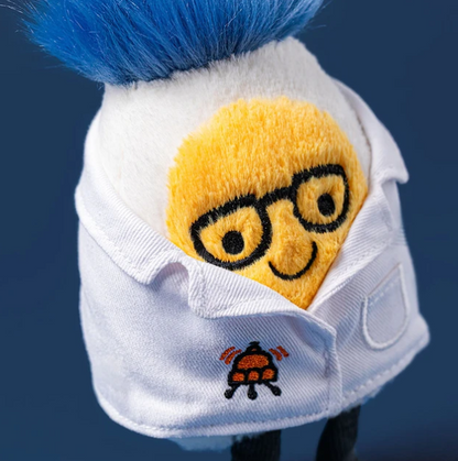 Amuseables Boiled Egg Scientist Outfit by Jellycat