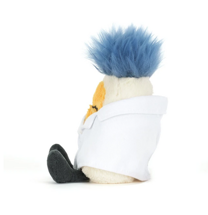 Amuseables Boiled Egg Scientist Outfit by Jellycat