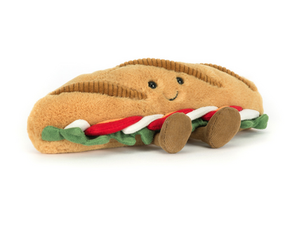 Amuseables Caprese Baguette by Jellycat