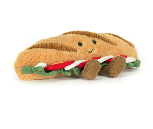 Amuseables Caprese Baguette by Jellycat