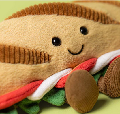 Amuseables Caprese Baguette by Jellycat