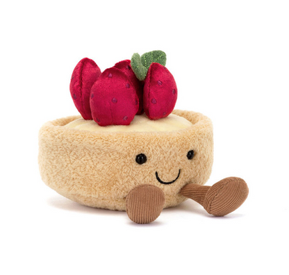 Amuseables Fleurette Tarte Aux Fraises by Jellycat