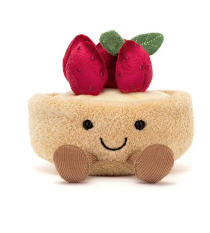 Amuseables Fleurette Tarte Aux Fraises by Jellycat