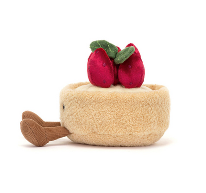 Amuseables Fleurette Tarte Aux Fraises by Jellycat
