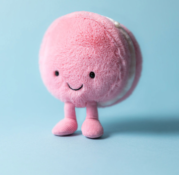 Amuseables Mia Macaron (Framboise) by Jellycat