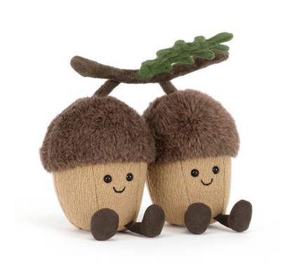 Amuseables Ort & Tum Acorns by Jellycat