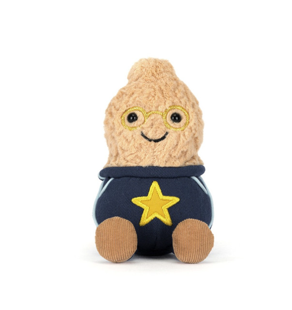 Amuseables Peanut Star Student Outfit by Jellycat