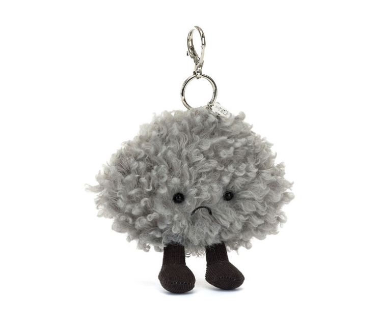 Amuseables Storm Cloud Bag Charm by Jellycat