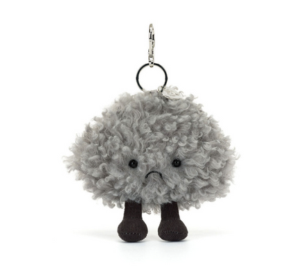 Amuseables Storm Cloud Bag Charm by Jellycat