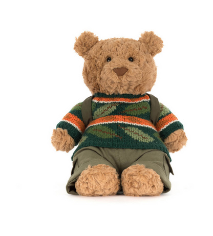Bartholomew Bear Hiking Outfit by Jellycat