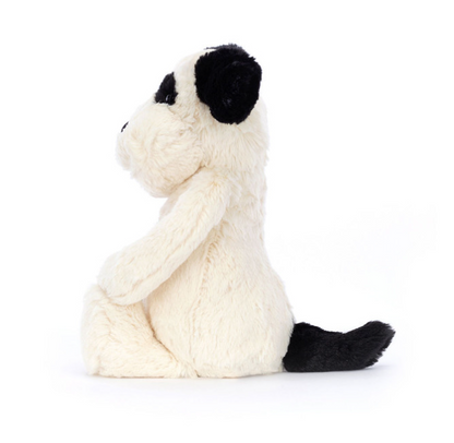 Bashful Black & Cream Puppy by Jellycat