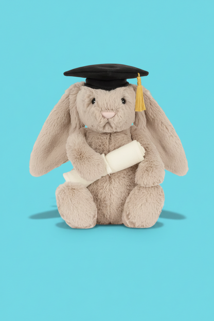 Bashful Bunny Graduation Outfit by Jellycat