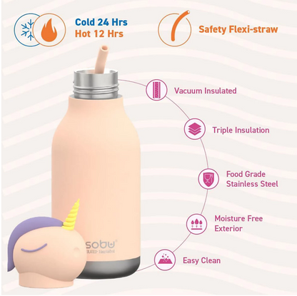 Bestie Water Bottle: Sparkle the Unicorn