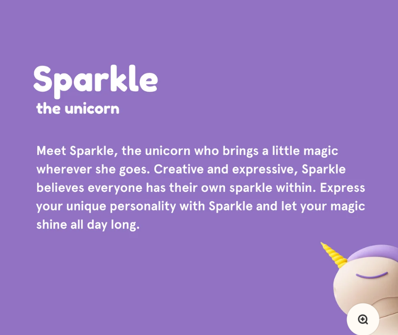 Bestie Water Bottle: Sparkle the Unicorn