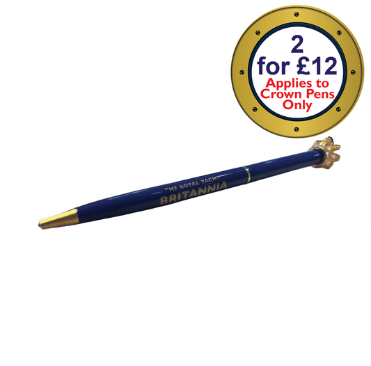 Britannia Crown Pen Blue