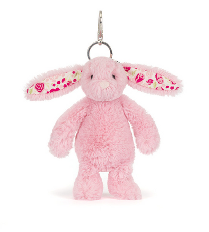 Blushkin Blossom Bunny Bag Charm by Jellycat