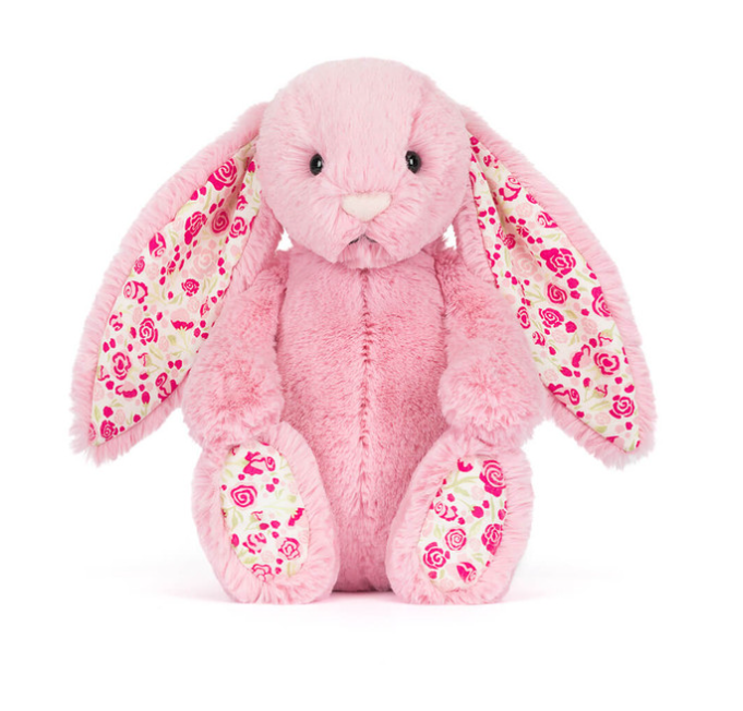 Blushkin Blossom Luxe Bunny by Jellycat