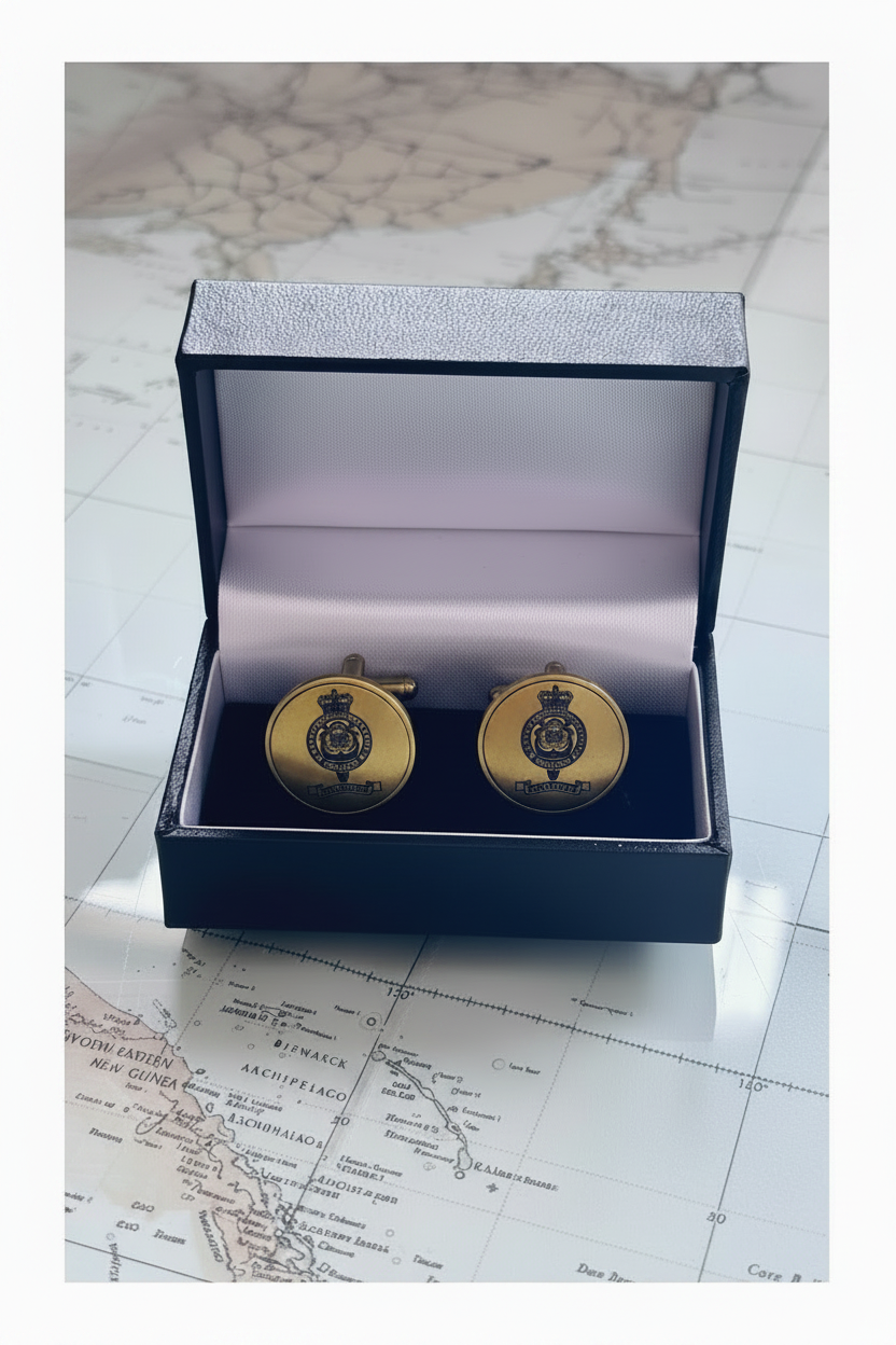 Britannia Brass Cufflink