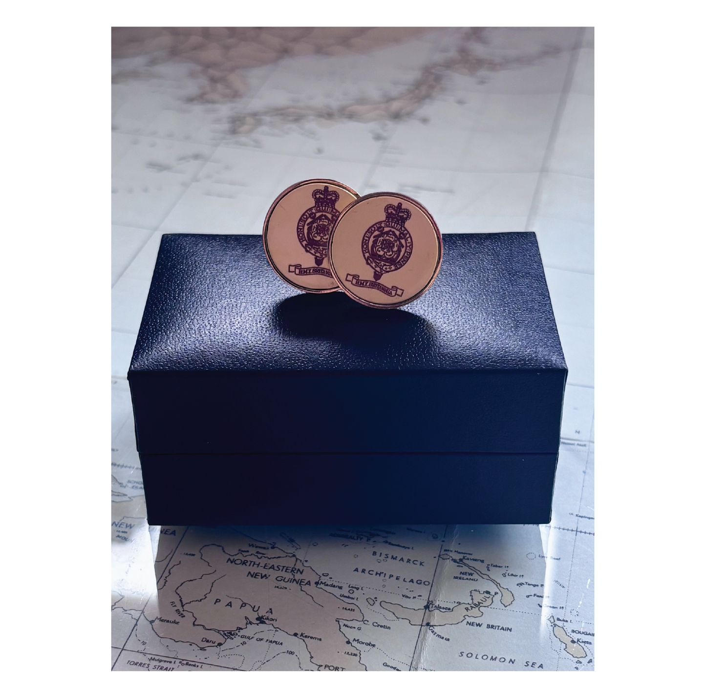 Britannia Brass Cufflink