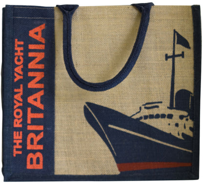 Britannia Two-Sided Jute Carrier Bag